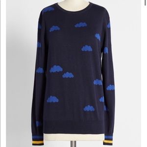 Stormy state of mind pull over sweater